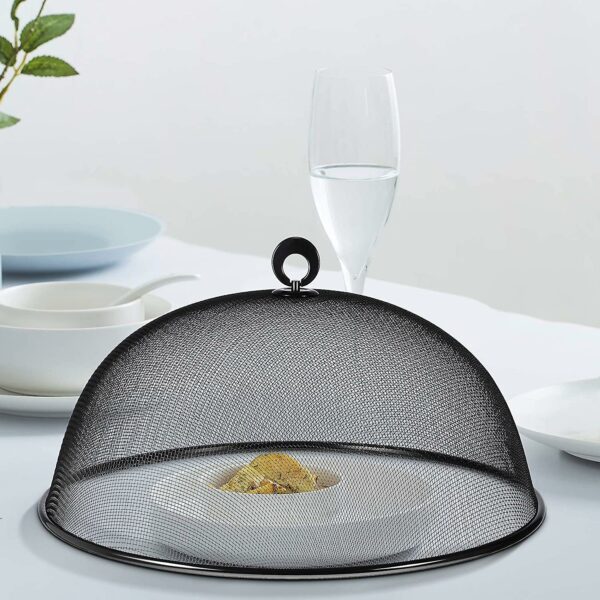 Mesh Food Cover Stainless Steel Mesh Dome Food Cover Protector Simple