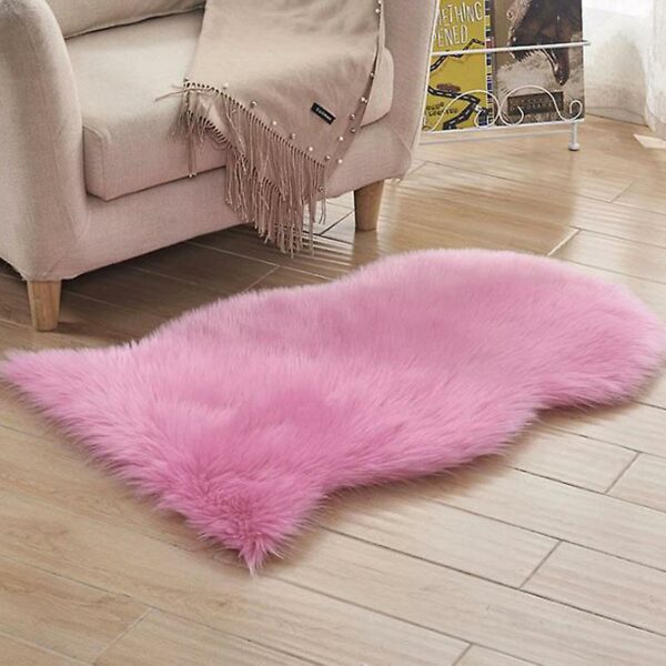 Soft Sheepskin Fluffy Faux Fur Carpet Home Floor Mat Small Rug