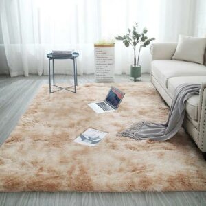 Shaggy Fluffy Area Rug Anti-skid Room Carpet Soft Floor Mat