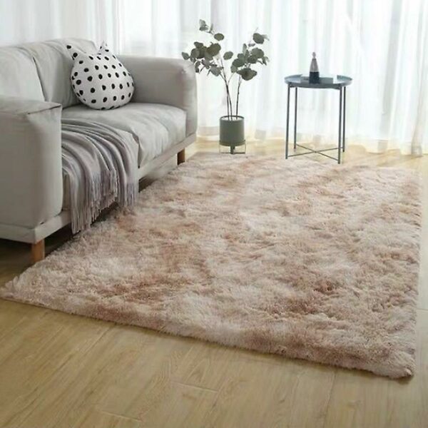 Shaggy Fluffy Area Rug Anti-skid Room Carpet Soft Floor Mat