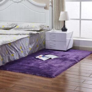 Fluffy Anti-skid Shaggy Rugs Carpet Living Room Bedroom Floor Mat