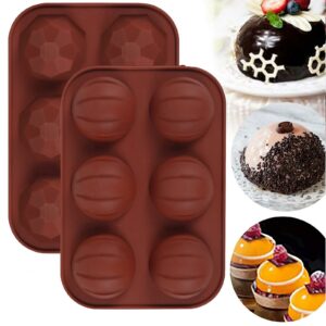 Half Ball Sphere Silicone Cake Mold Muffin Chocolate Hot Chocolate Bomb Mold