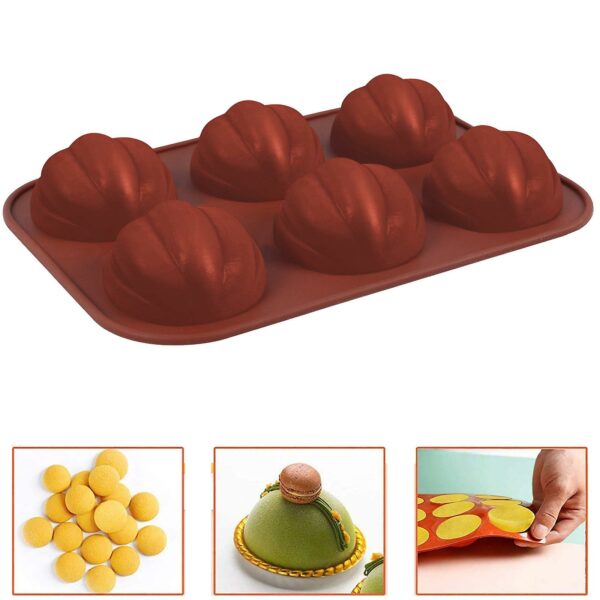 Half Ball Sphere Silicone Cake Mold Muffin Chocolate Hot Chocolate Bomb Mold