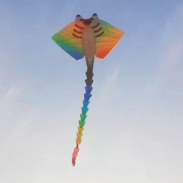 new arrival 12m indistinct Stingray kite soft inflatable kite show kite 6