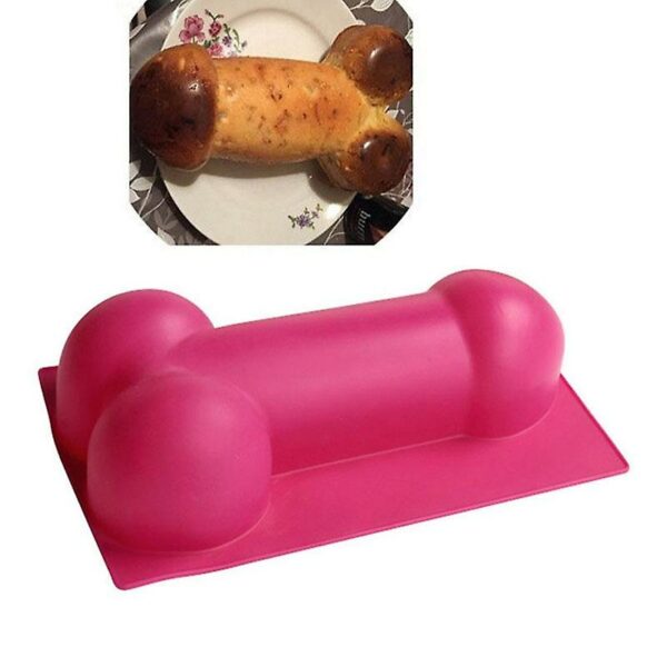 27.2cm 3d Penis Shaped Silicone Cake Mold