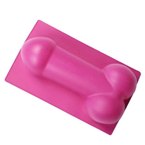 27.2cm 3d Penis Shaped Silicone Cake Mold