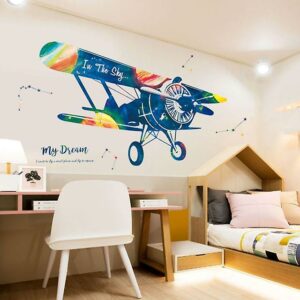 Pvc Wall Stickers For Bedroom And Living Room Wall Decoration, Suitable For Children And Boys Gir Multico