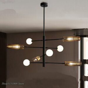 Magic Bean Molecular Chandelier Lighting Post-modern Creative Multi-spin Atmosphere Hanglamp Living Room Bedroom Restaurant Lamp 1