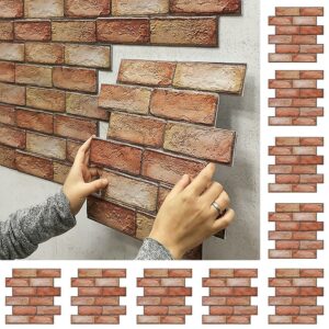 3d Simulation Brick Wall Stickers Wallpaper Kitchen Art Decals