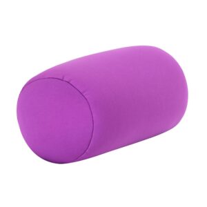 Silktaa Soft And Comfortable Solid Color Foam Particle Cylindrical Pillow