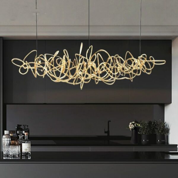 Iron Art Bar Tree Chandelier Deco Post-modern Restaurant Branch LED Pendant Light Decoration Front Lamp G9 Luxury Ceiling Light 1