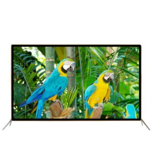 Gold color frame 43 50 55 inch youtube TV android OS smart wifi internet LED 4K television TV 2