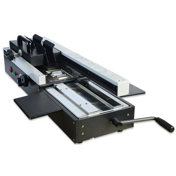 A4 Size Hot Melt Glue Binding Machine 460A Binding Length 32cm Office Home Automatic Heating Hot Melt Bookbinding Machine Binder 3