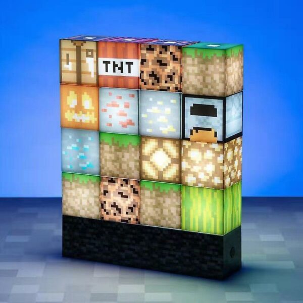 Minecraft Night Light Creatives Novelty Splicing Lights Led Lamp For Bedroom Livingroom