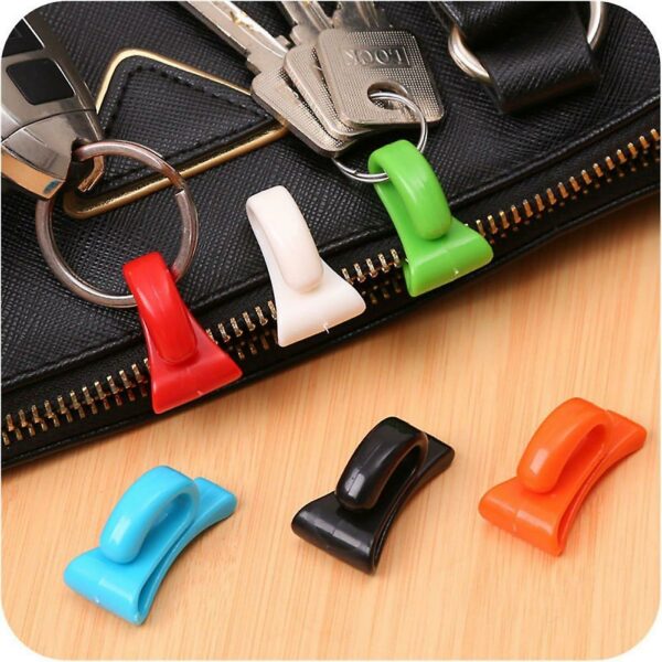 6 Pieces Assorted Color Handbag Key Organizer Key Clips Key Hook Hangers For Purses Bags