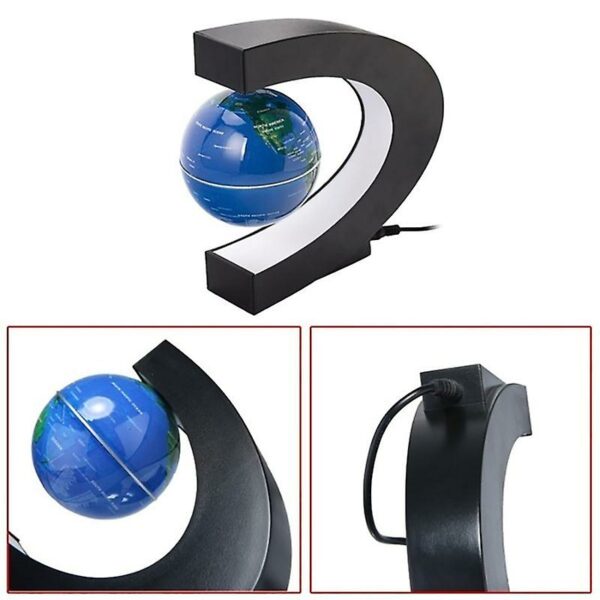 Magnetic Levitation Floating Globe Led World Map Novelty Night Light Electronic Antigravity Ball Lamp For