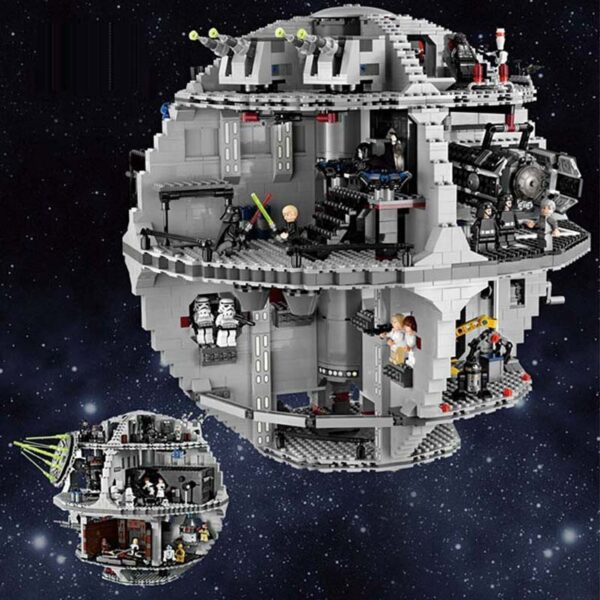 2008 Death Star 3803PCS model building kit 05035 Stacking Blocks GO BRICK 3