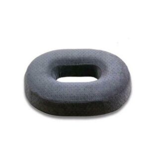 Grey Coccyx Pain Relief Memory Foam Comfort Ring Chair Seat Cushion Pillow