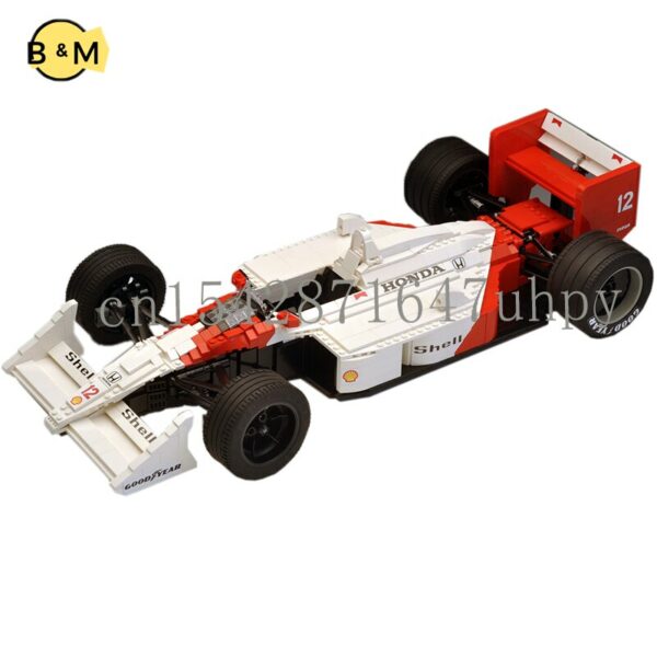 NEW 1592PCS mp4-4 formula one car model buiding kit block self-locking bricks toy birthday christmas gift 3