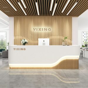 Company Reception Desks Modern Office Furniture Beauty Salon Cashier Counter Designer Training Institution Yoga Studio Bar Table 2