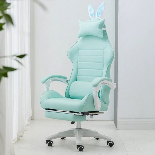 2022 New Pink chair,girls lovely gaming chair, swivel chair,bedroom live gamer chairs,Women comfortable office computer chair 6