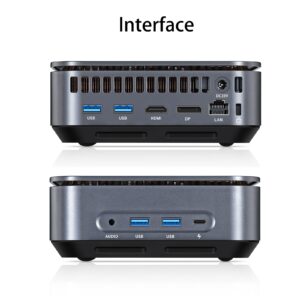 Mini PC Windows 11 intel i5 1135G7  i7 1165G7 Desktop Gaming Computer Wifi 6 BT 5.0 Thunderbolt 4  3x4K@60GHZ  Built in speaker 2