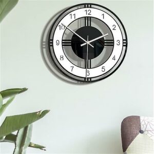 Transparent Acrylic Clock -black