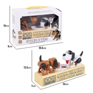 Creative Money Grabbing Dog Piggy Bank Electric Cartoon Stealing Money Dog Money Dog Box Coin Piggy Bank