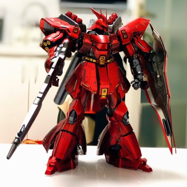 Model Daban MG 1/100 Model MSN-04 SAZABI Ver .KA Special coating plating Mobile Suit Kids Toys 2