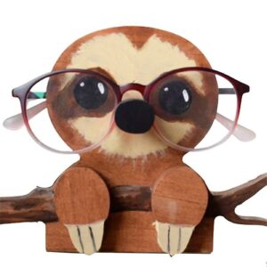 Wooden Eyeglasses Stand Cartoon Animals Spectacle Holder Personalized Xmas Gits