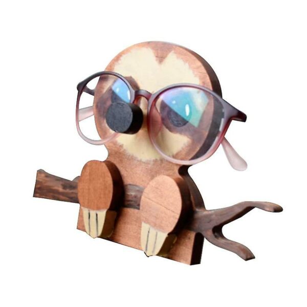 Wooden Eyeglasses Stand Cartoon Animals Spectacle Holder Personalized Xmas Gits