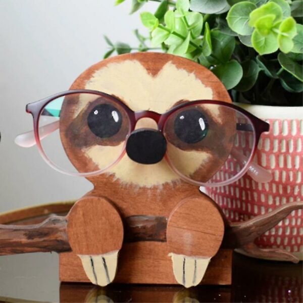 Wooden Eyeglasses Stand Cartoon Animals Spectacle Holder Personalized Xmas Gits