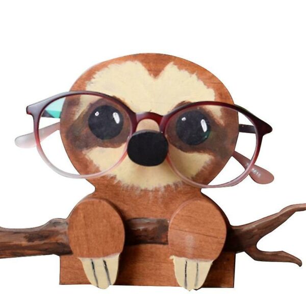 Wooden Eyeglasses Stand Cartoon Animals Spectacle Holder Personalized Xmas Gits