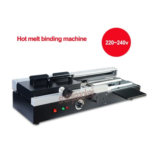 460A A4 Wireless Hot Melt Binding Machine Automatic Electric Heating Binder Book Binding Machine For Graphic Shop Office 1pc 3