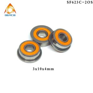 10pcs SF688 2RS 8x16x5 mm ABEC7 Flange Hybrid Ceramic Bearings 688 S688 F688 SF688 RS 2OS 8*16*5 Model Airplane Flanged Bearing 2