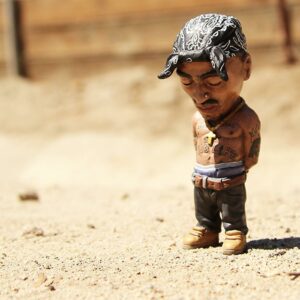 Legend Hip Hop Rapper Commemorative Resin Statue Minifigures Ornaments Decor