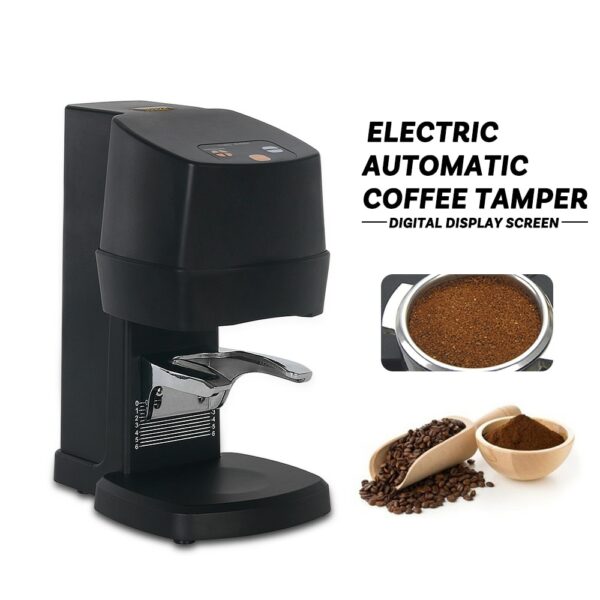 Tamper 58MM For Coffee Automatic Electric Bean Powder Flat Press Stainless Steel With Power Supply Tamper Coffee Tool 1