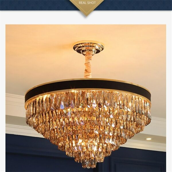 WPD Chandelier LED Pendant Lamp Postmodern Lighting Fixtures for Home Living Dining Room 5