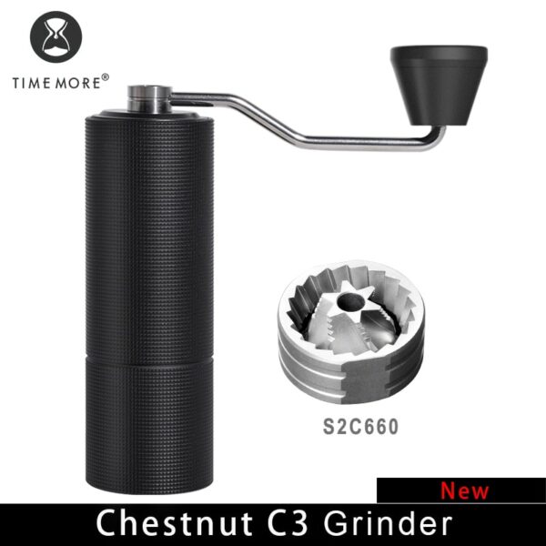 TIMEMORE Store Chestnut C3 Manual Coffee Grinder Capacity 25g Hand Adjustable Steel Core Burr For Kitchen Send Cleaning Brush 1