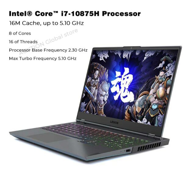 Lenovo Legion Gaming Laptop Y9000K 15.6 Inch Intel i7-10875H 144Hz GeForce RTX 2070 Super Max Q 8G 32GB RAM 1TB SSD Notebook 3