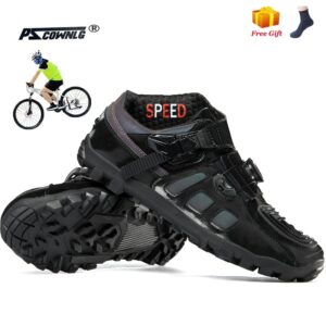 2021 Cycling Shoes Men Sport Professional Bicycle Sneakers Spd Mountain Bike Cleat Shoes Road Ultralight Sapatilha Ciclismo Mtb 1