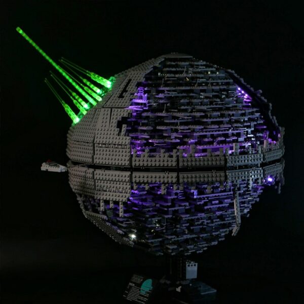 05026 2005 Death Star 2 Blocks Model Building Kit Educational Assembly Brick Toys Chirstmas Birthday Gifts with lde Lights 6