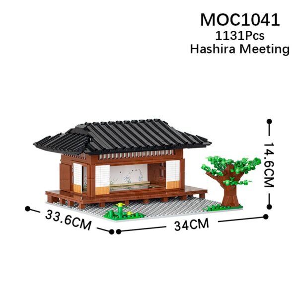 MOC Anime Series WM Demon Slayer MOC1041 Hashira Meeting Compatible Figure Building Block Educational Toys For Children Friends 2