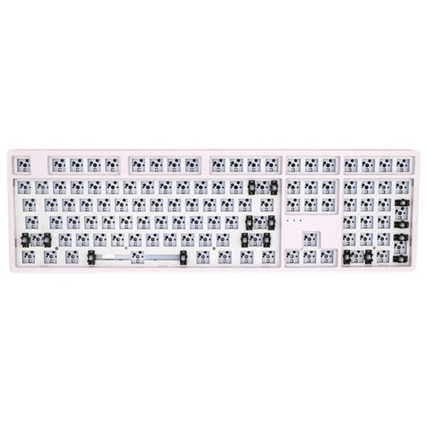 Sk108 Key Mechanical Keyboard Kit 100% Hot Swappable Switch Lighting Effects RGB Switch LED Type C 6