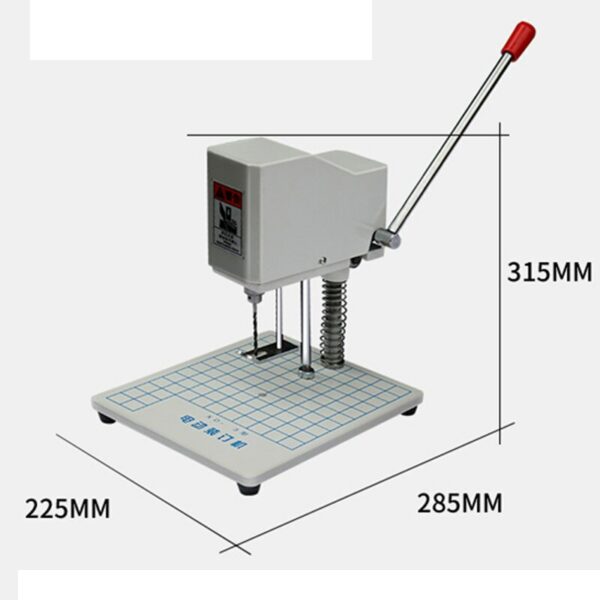 XD-3 Electric Book Drilling and Punching Machine 220V/120W Voucher File Office Binding Machine Single Hole Punching Stapler 2