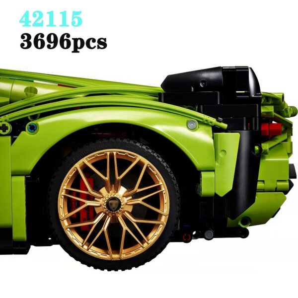 IN STOCK KING 81996 371008 New LamborghinisL Car Roadster Model FKP37 Model Building Blocks Bricks Toys Children Kid Gifts 42115 1