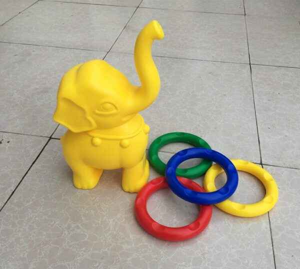 Sport Toy Unisex Animal Plastic Beautiful Elephant Kindergarten Rings Children Outdoor Sports Toys Playground 2021 2