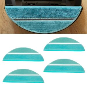 4pcs For Conga 2290 Mop Cloth Replacements Robotic Vacuum Cleaner Accessories Cleaning Pad Parts 1