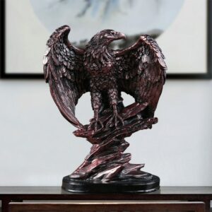 Antique Resin Eagle Statue Animal Sculpture Home Office Decoration Furnishings Ornament Vintage Figurines Housewarming Gifts 2