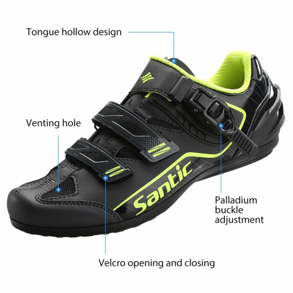 Santic Lock-Free Cycling Shoes MTB Shoes Road Bike Shoes Cycling Sneakers Unlocked Cycling Shoes WMS18005 3